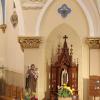 Completed: Side Altar Wall with new icon and gold stenciled screen.